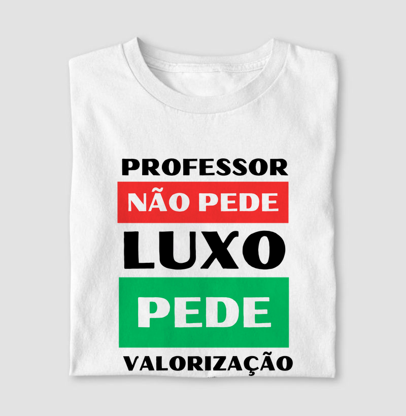 Professor não pede luxo, pede valorização