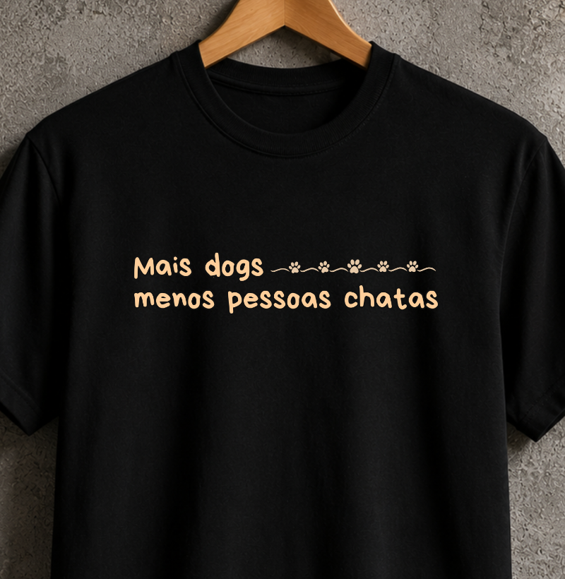 Mais dogs menos pessoas chatas