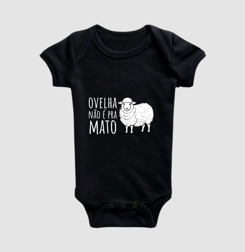 Body Infantil Ovelha não é pra mato