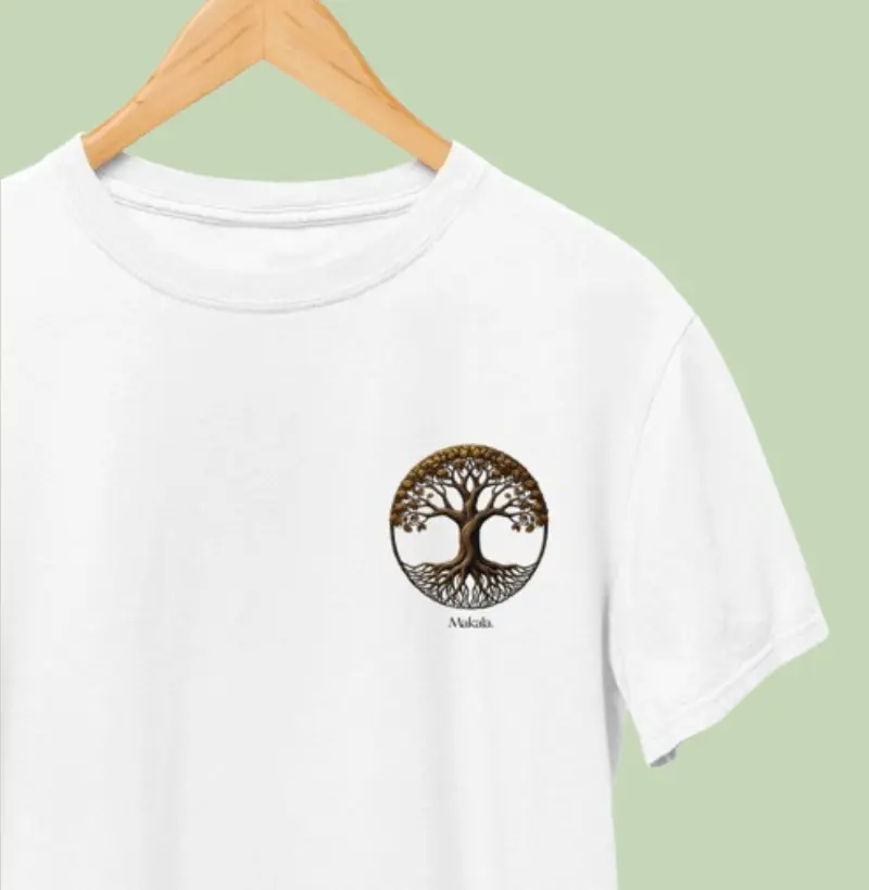 Camiseta Algodão Peruano Árvore - Coleção Raízes 