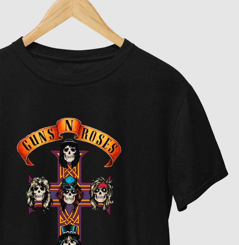 A124 - Camiseta Guns N´ Roses - Appetite for Destruction