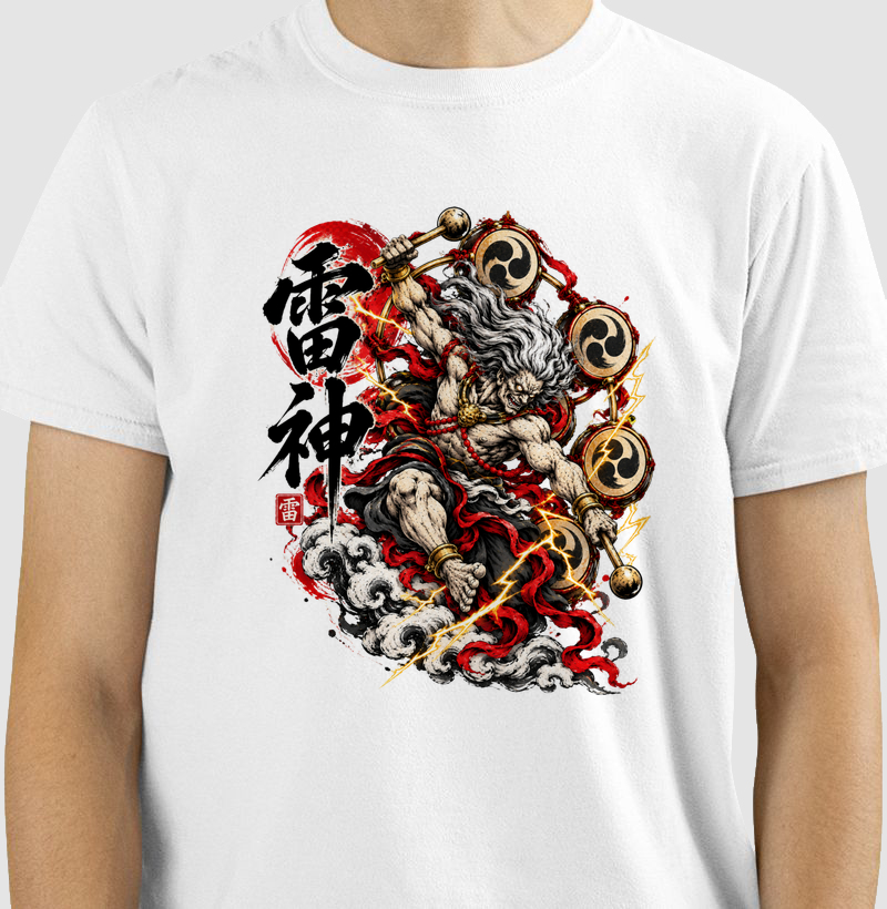 RAIJIN – A Força do Trovão - Camiseta