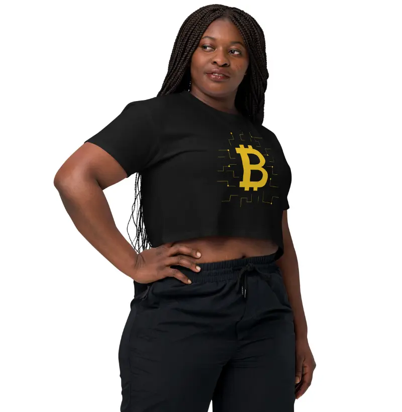 Cropped Crypto Style Bitcoin
