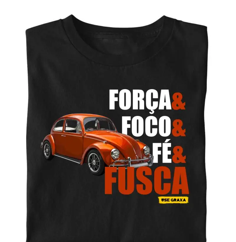 Força Foco Fé Fusca Laranja