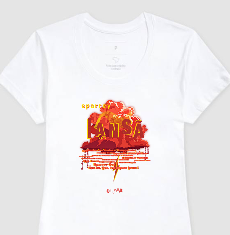camiseta IANSÃ oração feminina