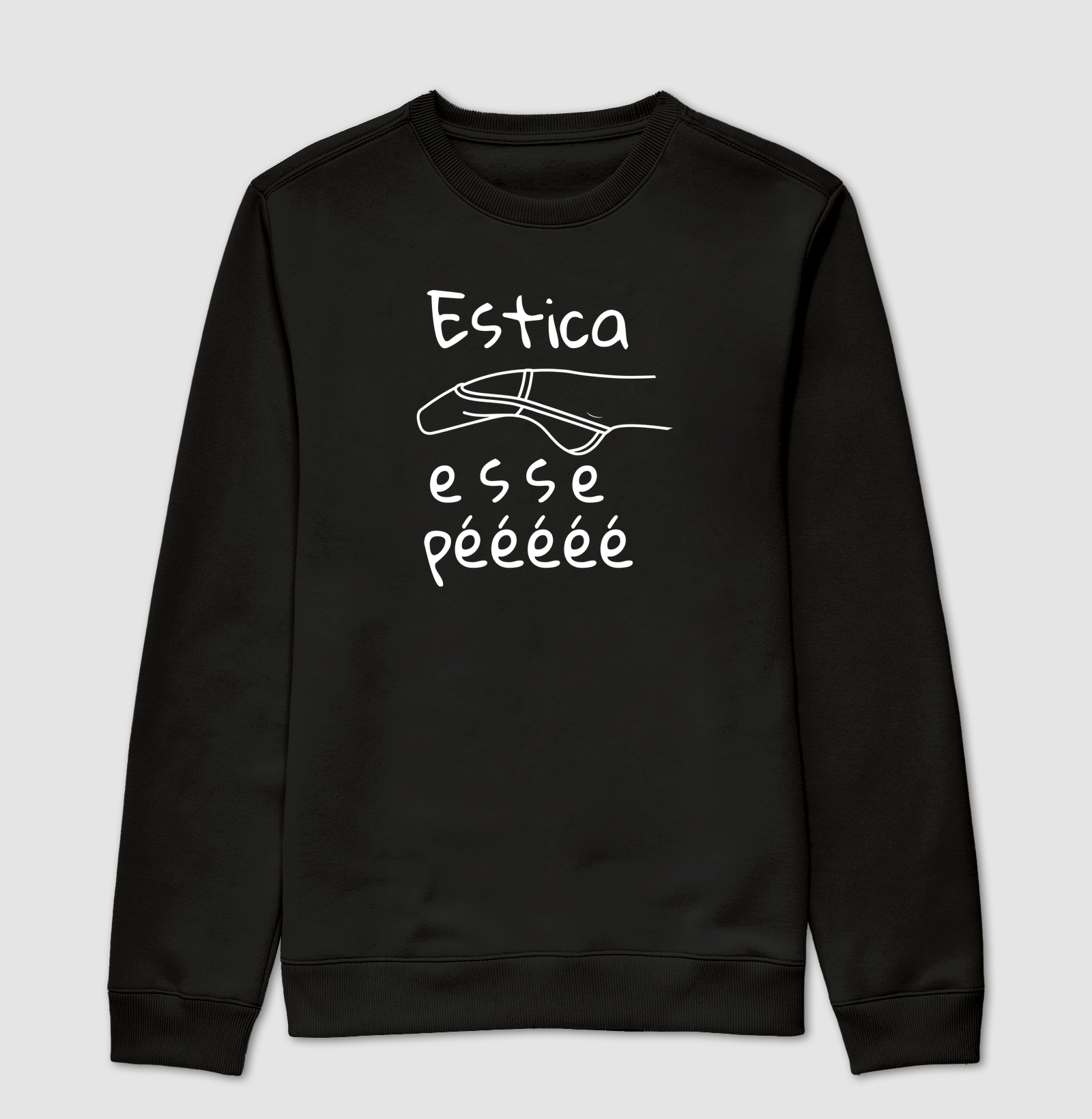 Estica Esse Pééééé (Ponteira Ginástica Rítmica) - Suéter Moletom