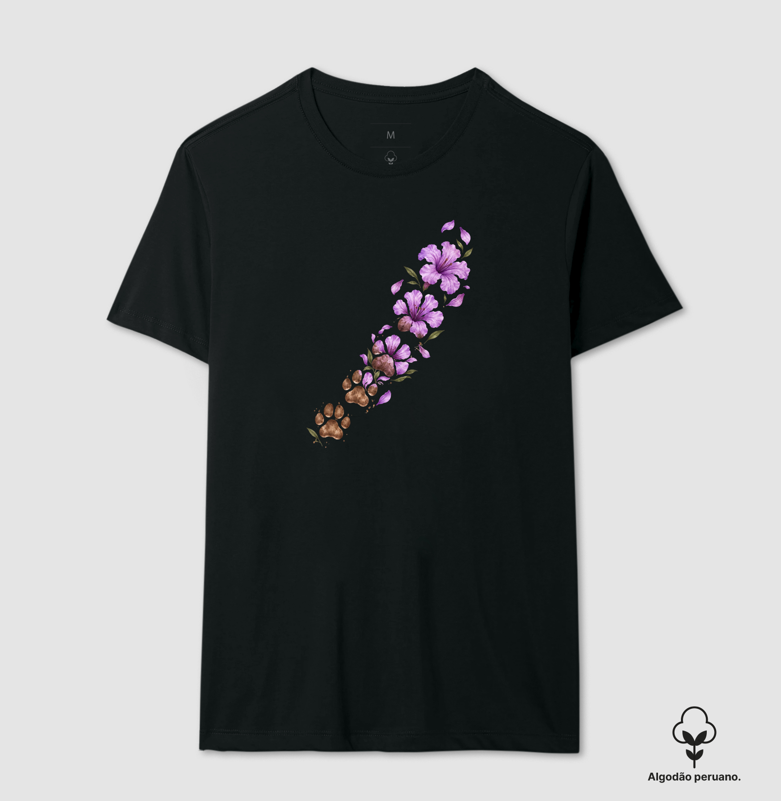 Ipê Roxo & Patas - Camiseta Algodão Peruano