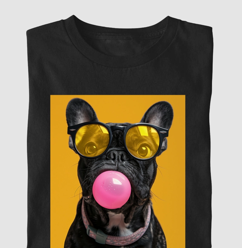 Camiseta Bulldog Frances "Chiclete 2"