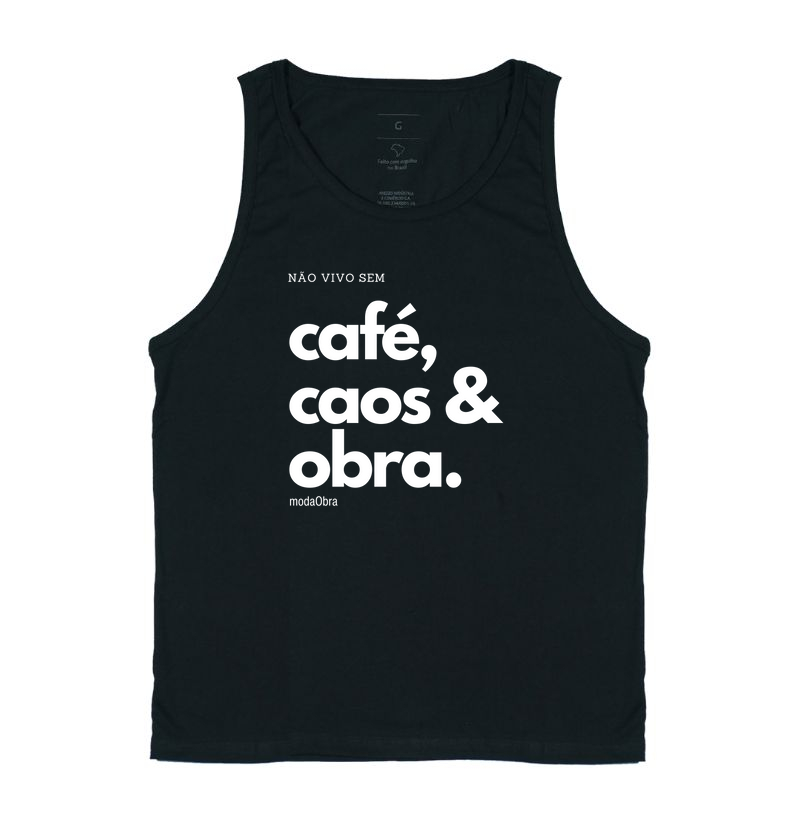 Café, caos e obra.
