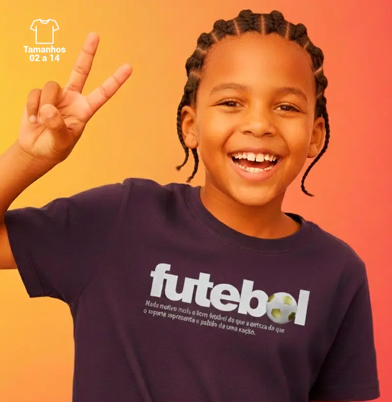 Camiseta Futebol - Kids