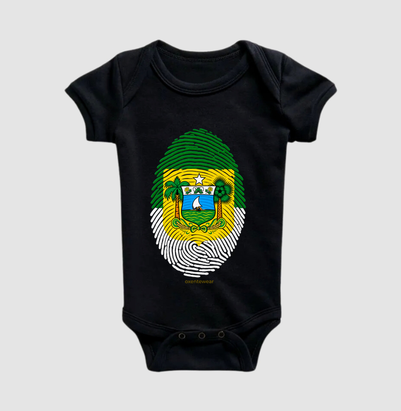 Camiseta Digital Rio Grande do Norte (Potiguar) | OxenteWear - Body Infantil