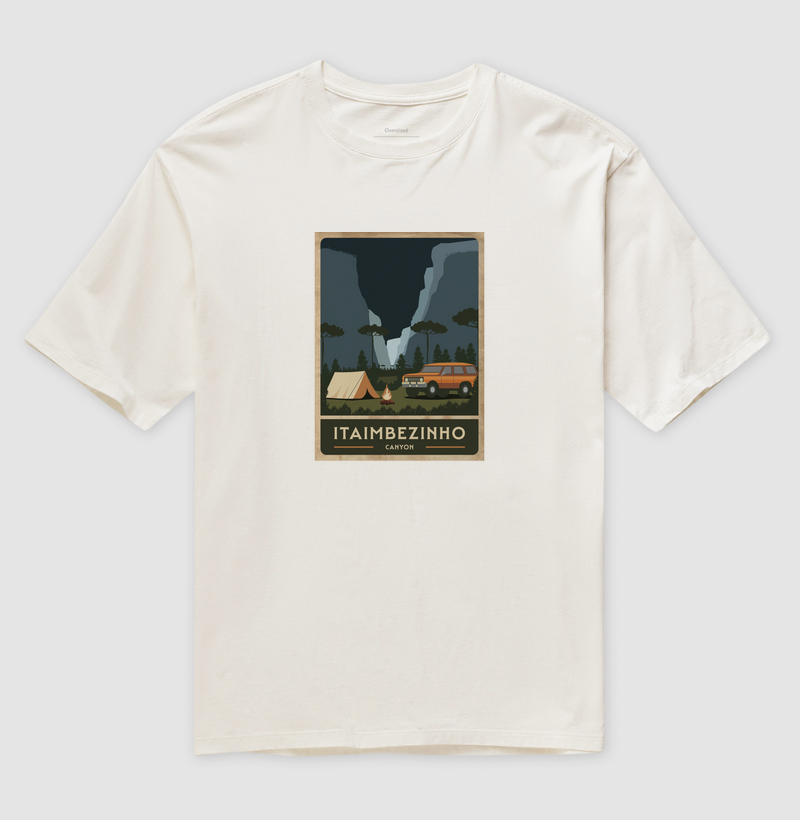 Camiseta Itaimbezinho canyon - Oversized