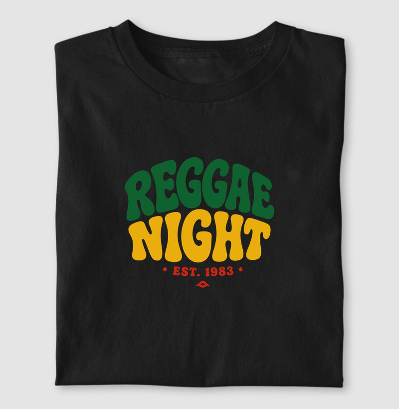 Reggae Night – Camiseta Reggae Vintage