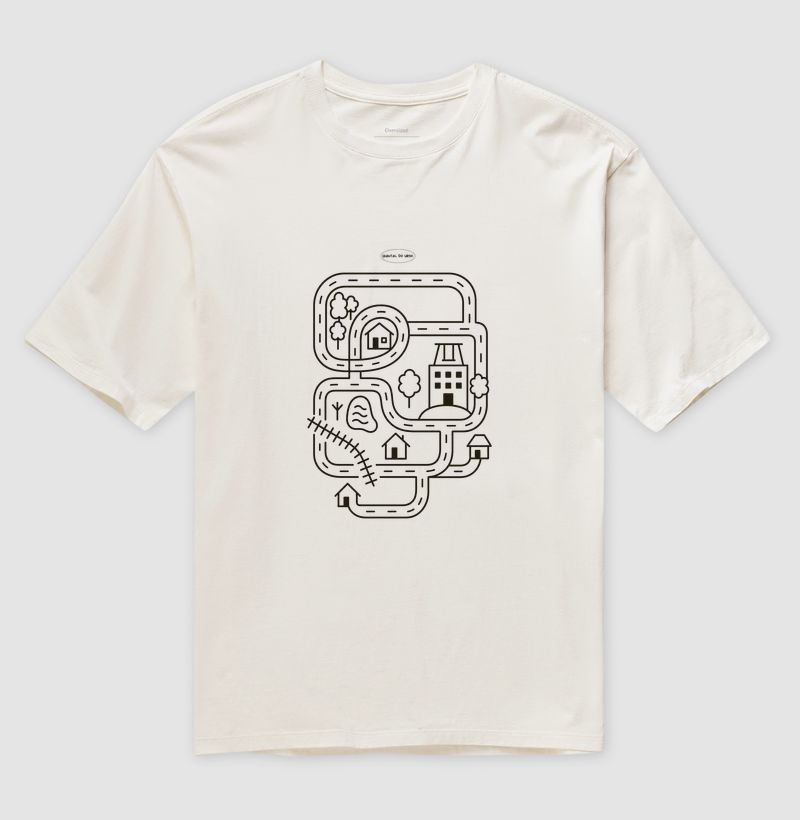 Camiseta Oversized pistinha na cidade