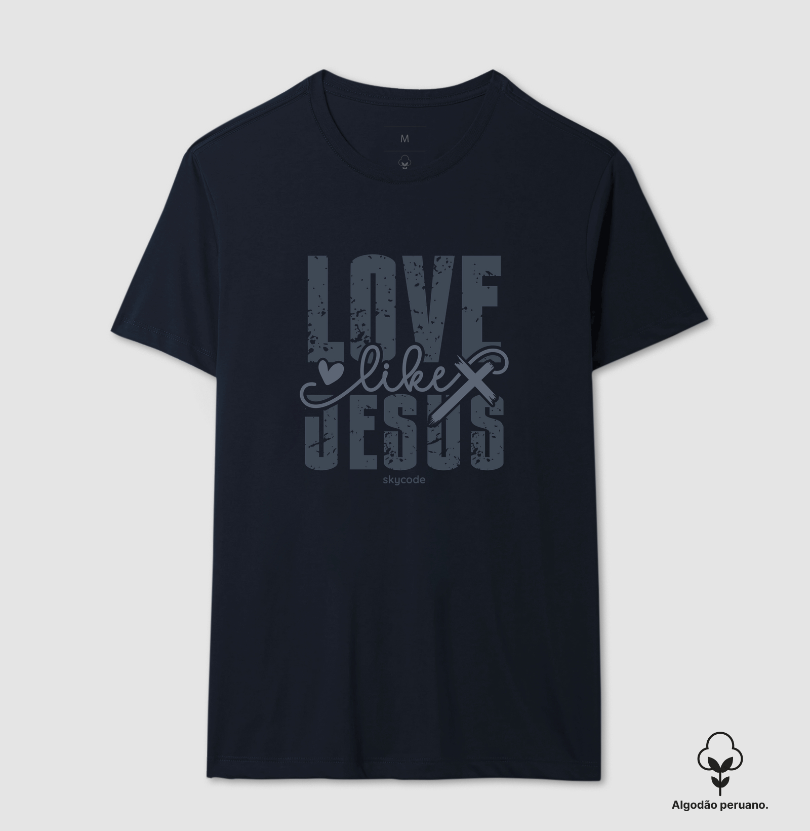 Camiseta Algodão Peuano Love like Jesus