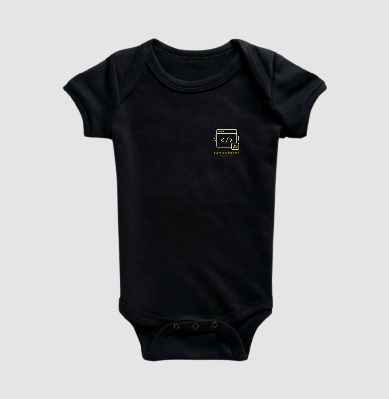 Body Infantil JavaScript Code — Estampa de Bolso