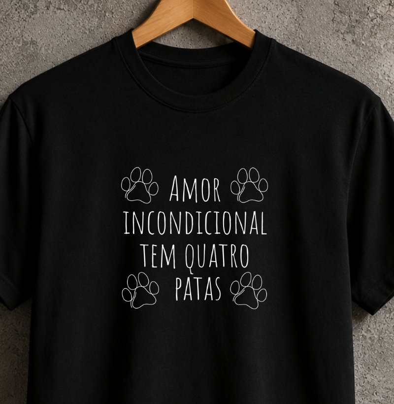 Amor incondicional tem quatro patas 
