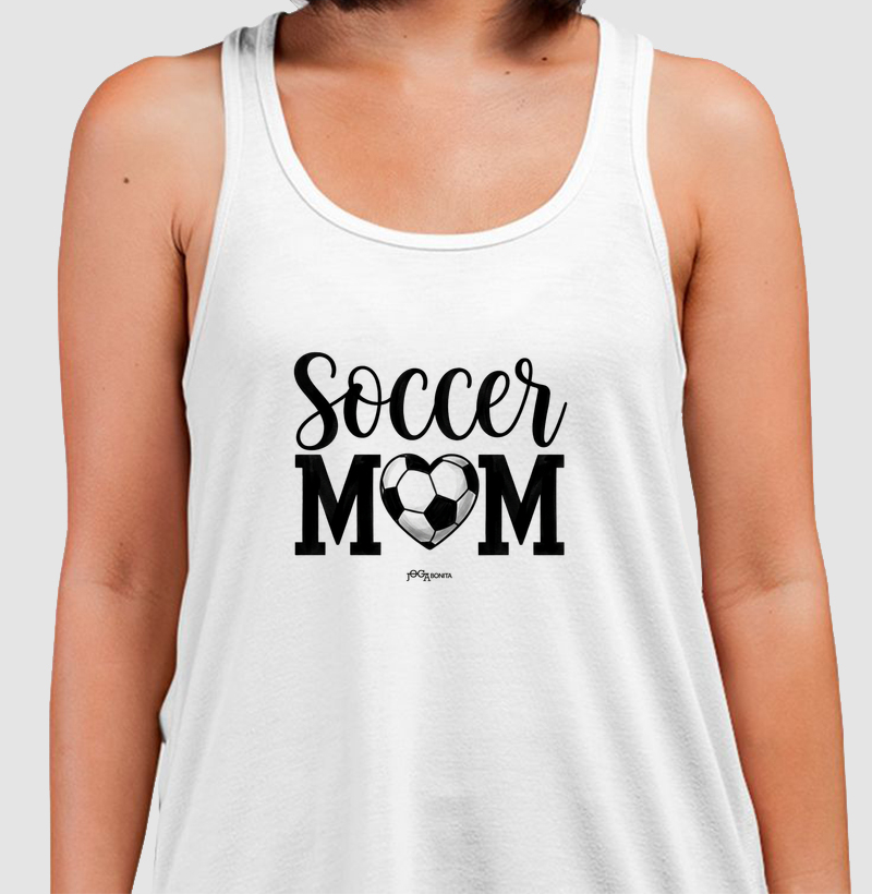 feminina de futebol estampa "soccer mom" joga bonita