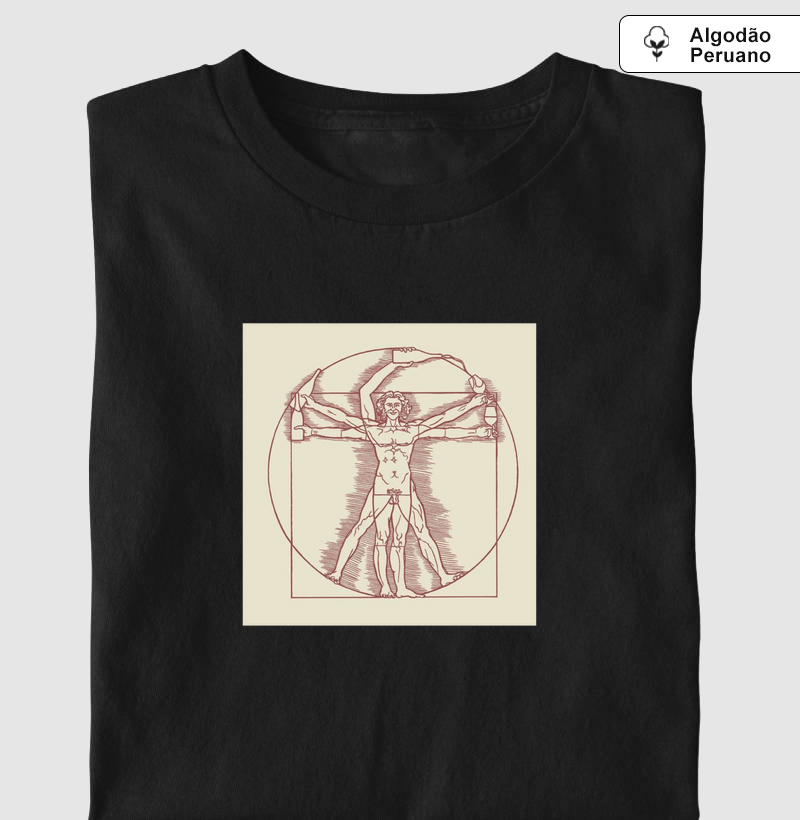 Camiseta Homem Vitruviano