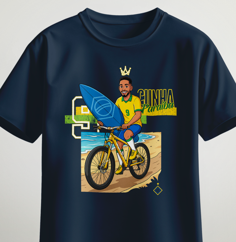 Matheus Cunha pedalando