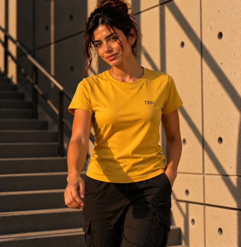 TRM Timeless Tee Feminina Yellow - Camiseta
