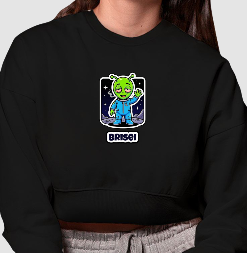 Cropped Moletom ET Brisado