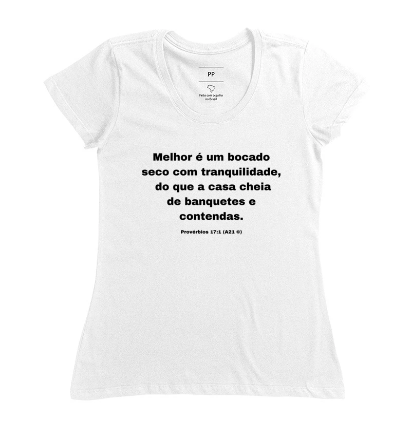 Feminina Provérbios 17:1
