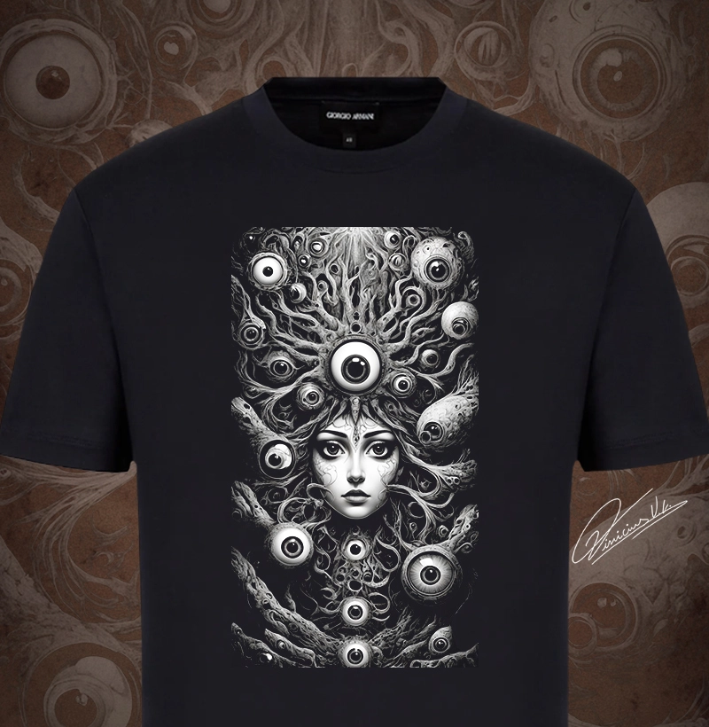 Psychedelic Woman Eyes