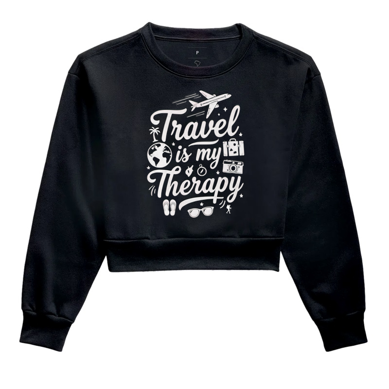 Camiseta Travel Is My Therapy | Excursionista