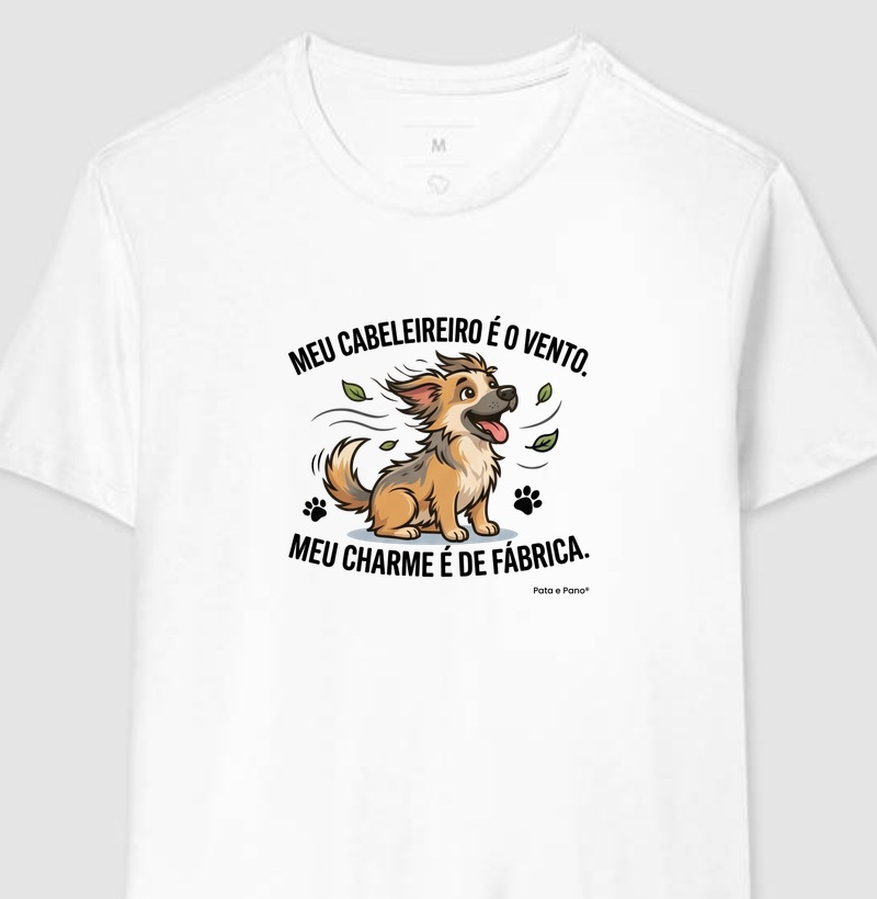 CAMISETA VIRA-LATA FIAPO DE MANGA CABELOS - Camiseta