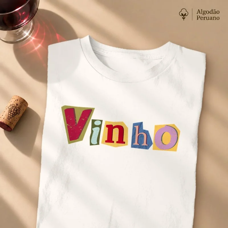 Camiseta Vinho - Colorindo Momentos