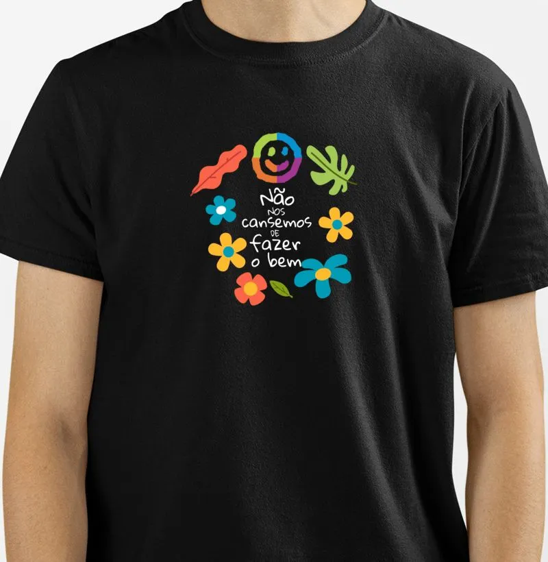 Camiseta Cirinho Sorrindo - Ong de combate ao Câncer de Sorriso-MT