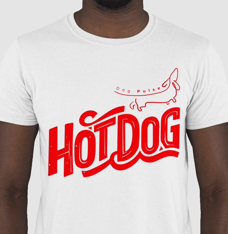 Camiseta Dog Pulse Hot Dog - Puro Ketchup