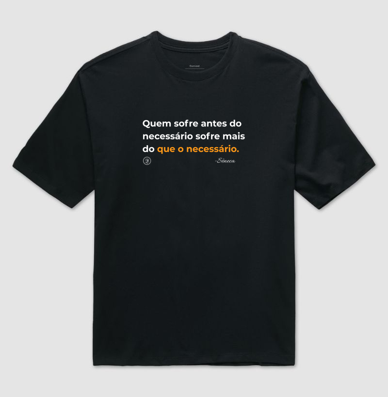 Camiseta Filosofia Estoicismo Sêneca "Necessário"