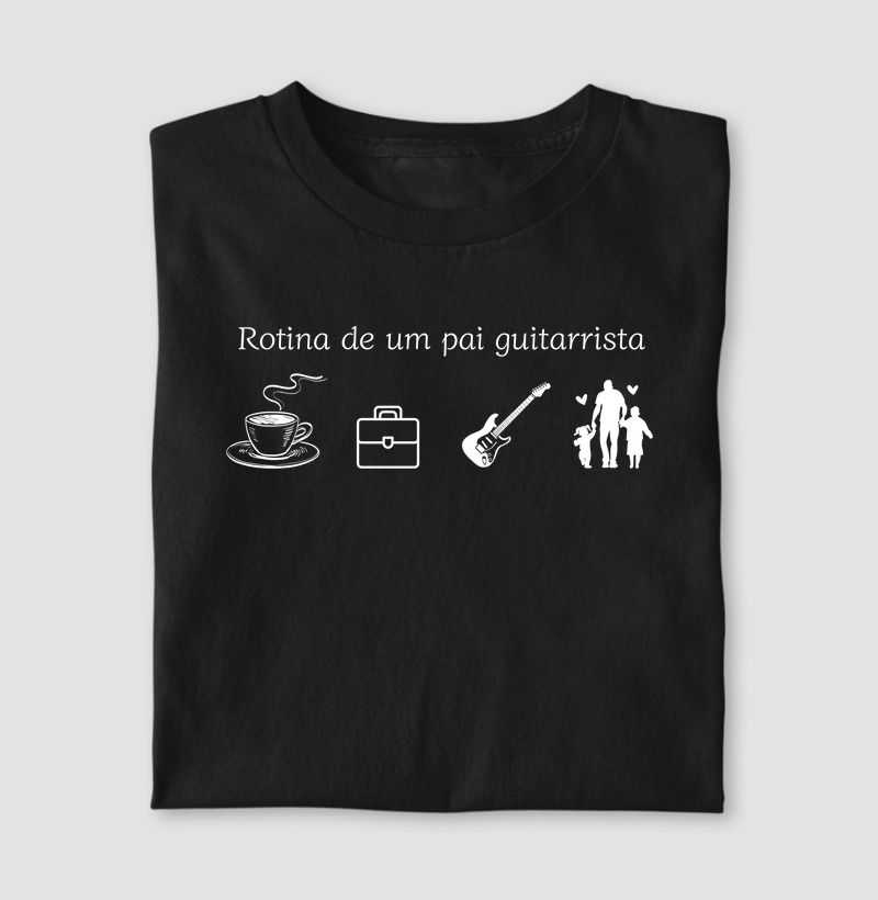 Rotina de um pai guitarrista