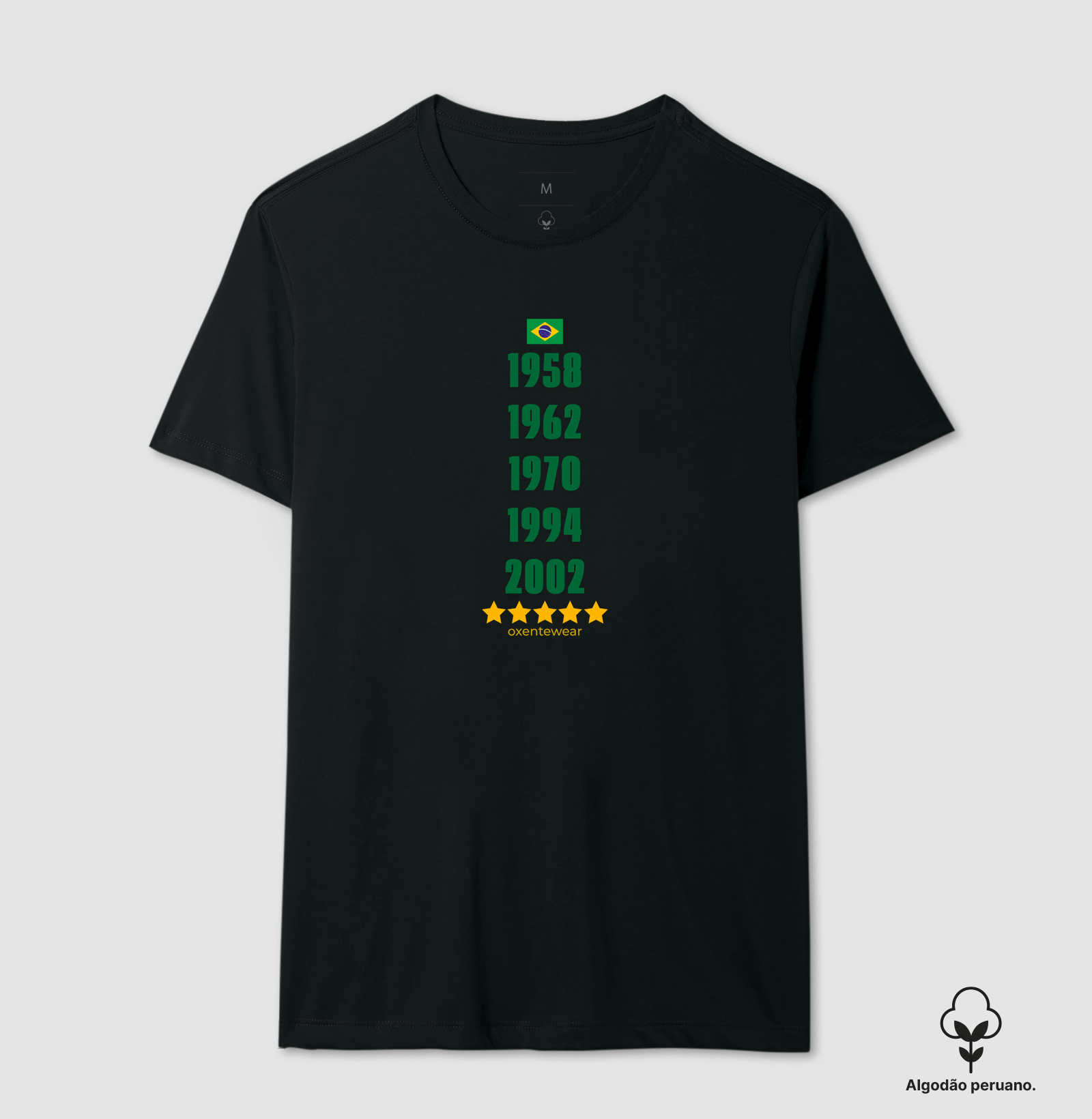 Camiseta Brasil Titulos Mundiais | OxenteWear