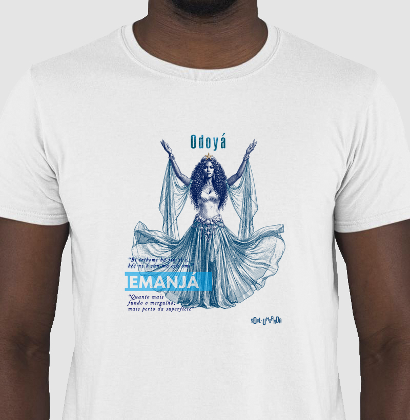 camiseta IEMANJÁ  iorubá masculina