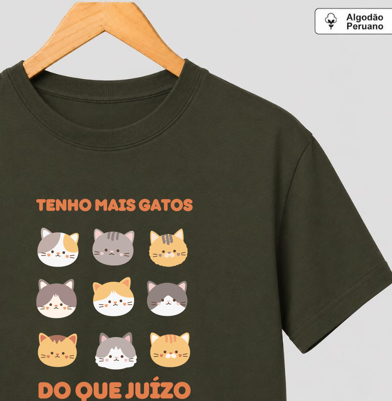 Tenho mais gatos, do que juízo