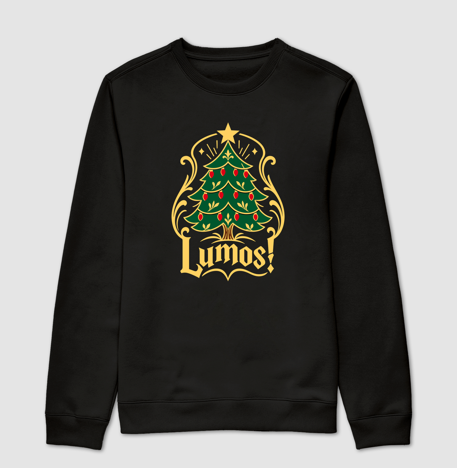 Lumos! – Árvore de Natal Mágica - Suéter Moletom