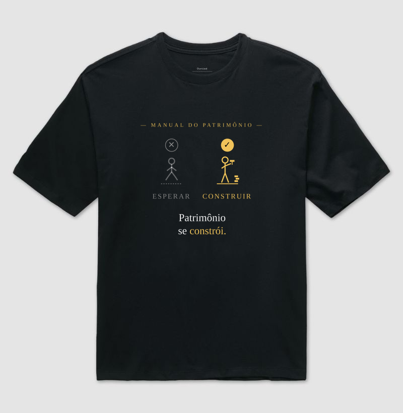 Camiseta | Manual do Patrimônio (Oversized)