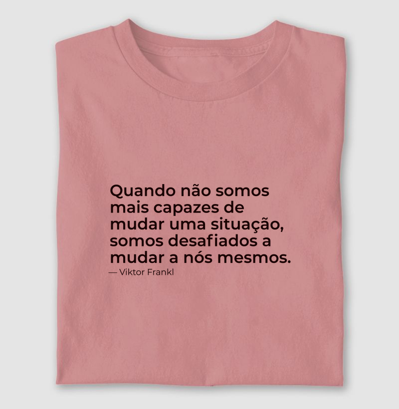 Camiseta Viktor Frankl — Mudar a Si Mesmo