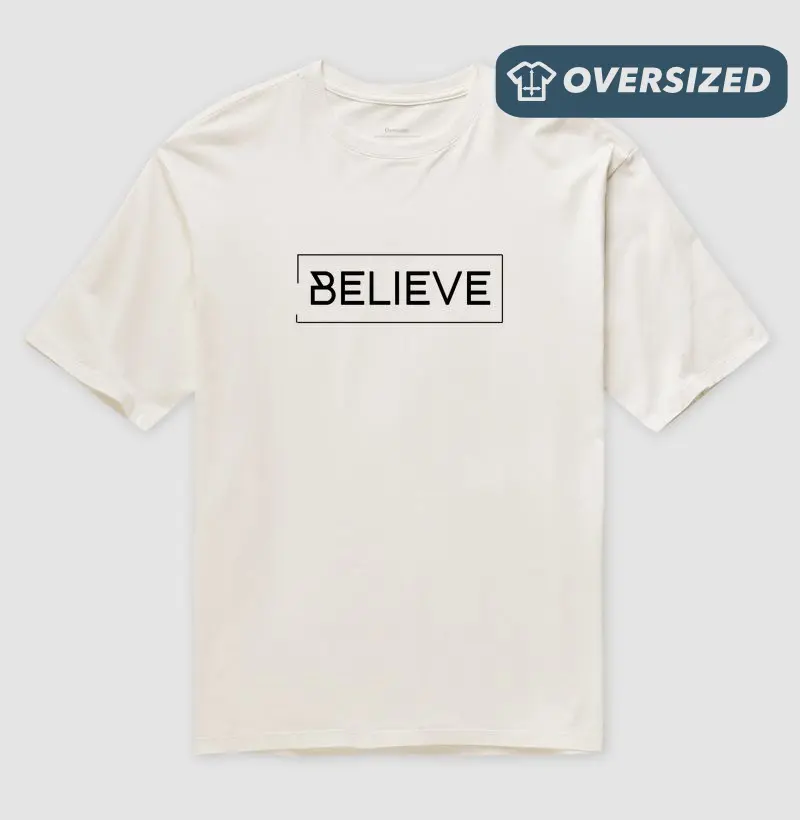 BELIEVE - Estampa Preta