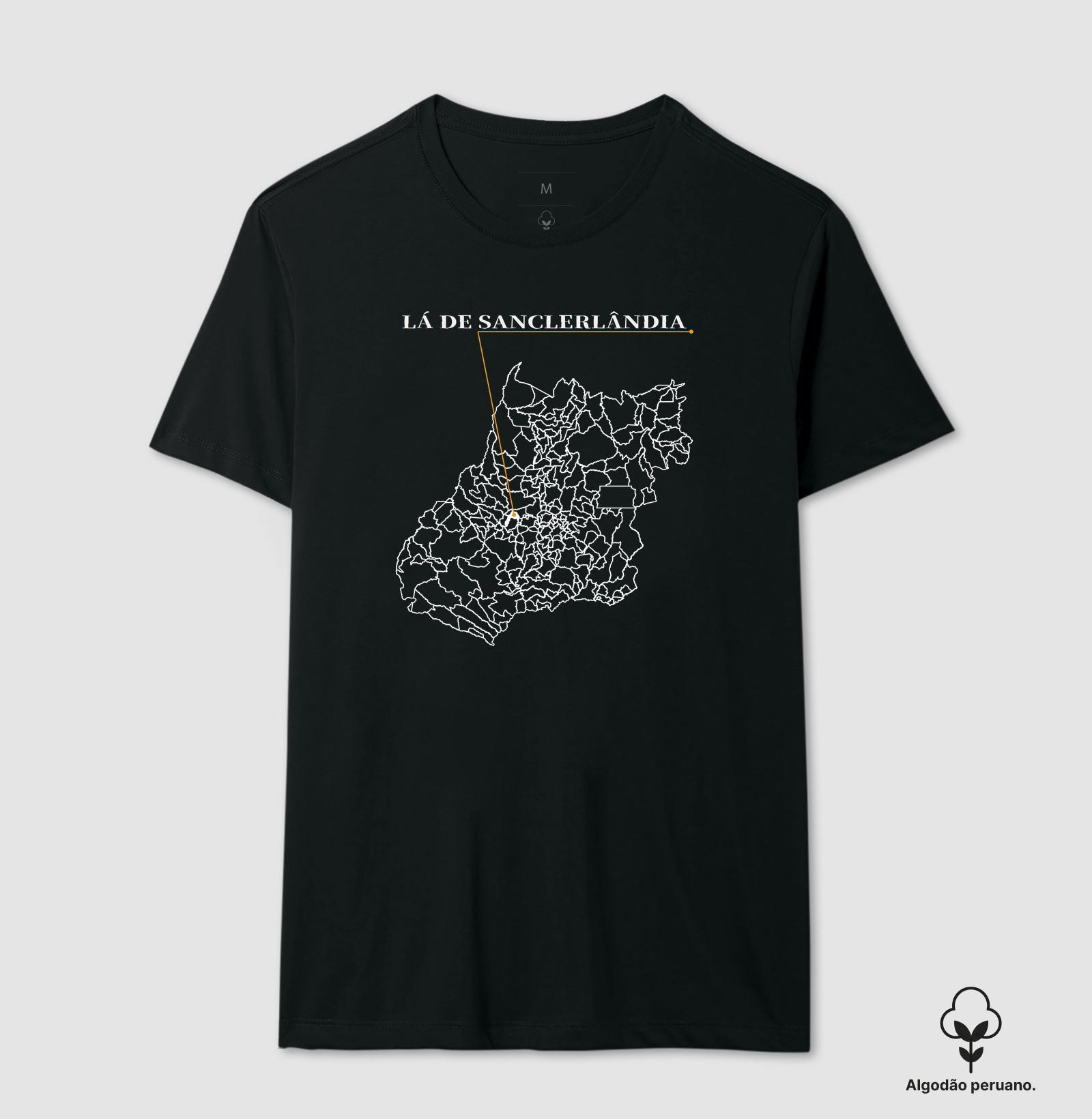 Sanclerlândia | Origem GO - Camiseta Algodão Peruano