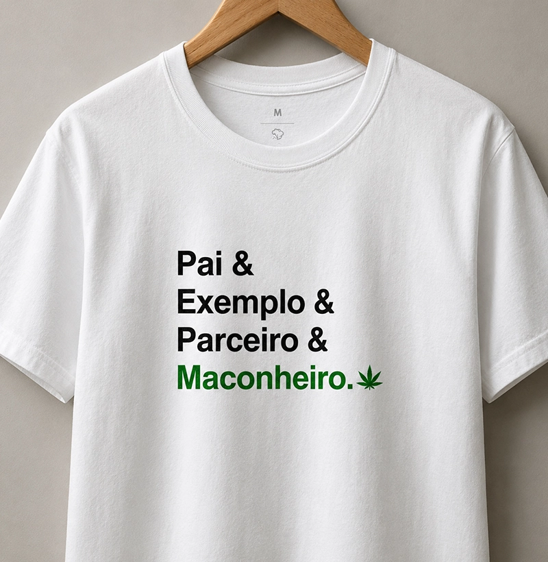 Pai Exemplo Parceiro Maconheiro
