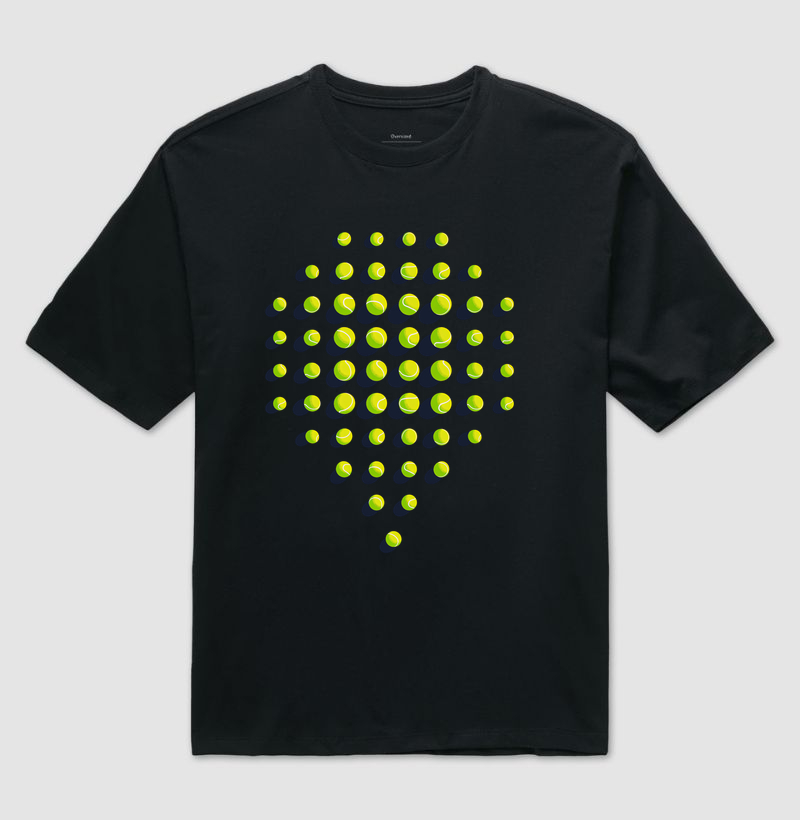 Camiseta Padel Raquete de Bolinhas