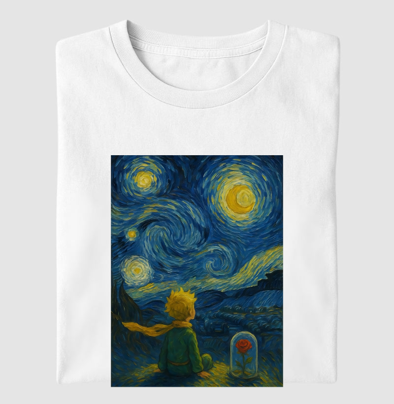 Pequeno Príncipe - estilo Van Gogh