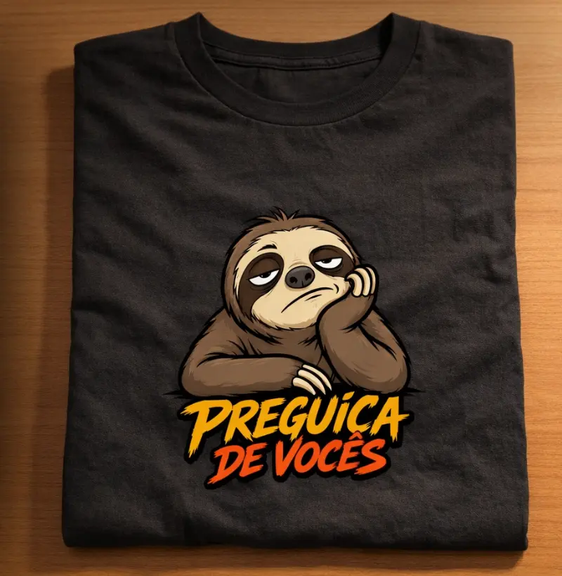 PREGUIÇA DE VOCÊS