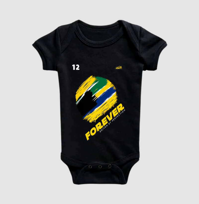 Forever #12 inspirada em Ayrton Senna - Body Infantil