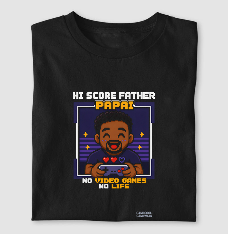 Hi Score Papai - Com Cabelo Enrolado / Negro
