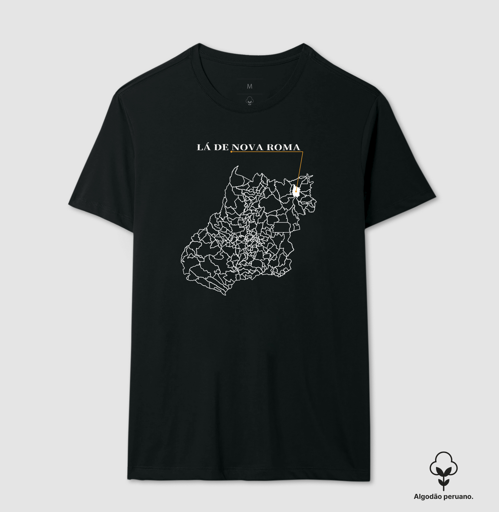 Nova Roma | Origem GO - Camiseta Algodão Peruano